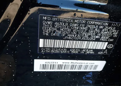 2018 Lexus Is 350 from USA, damaged, VIN JTHBZ1D29J5032254